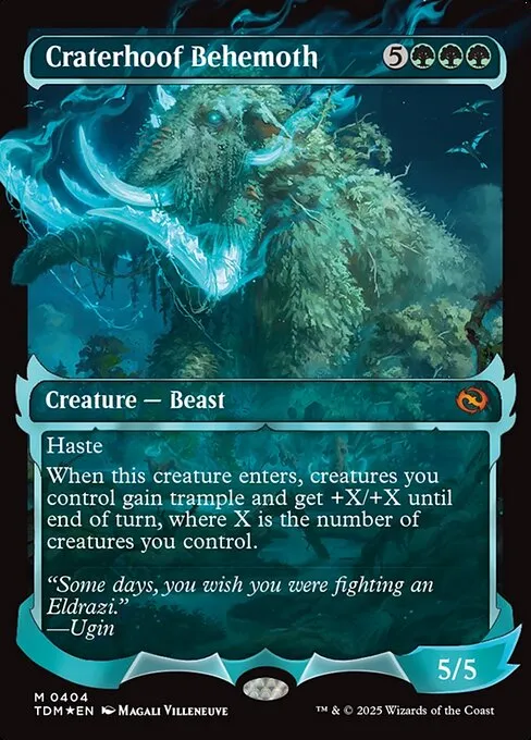 Craterhoof Behemoth - Foil