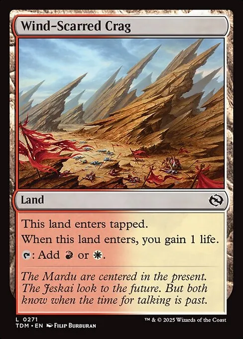 Wind-Scarred Crag - Foil