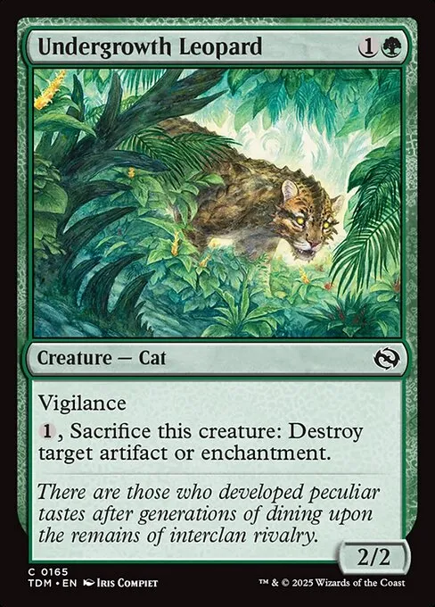Undergrowth Leopard - Foil