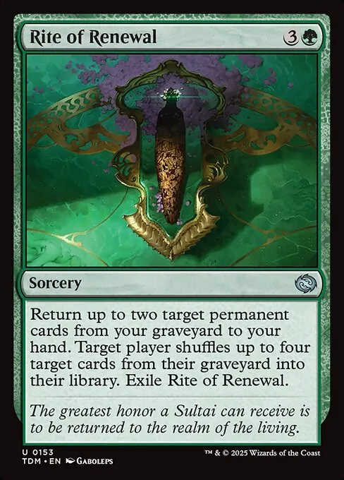 Rite of Renewal - Foil