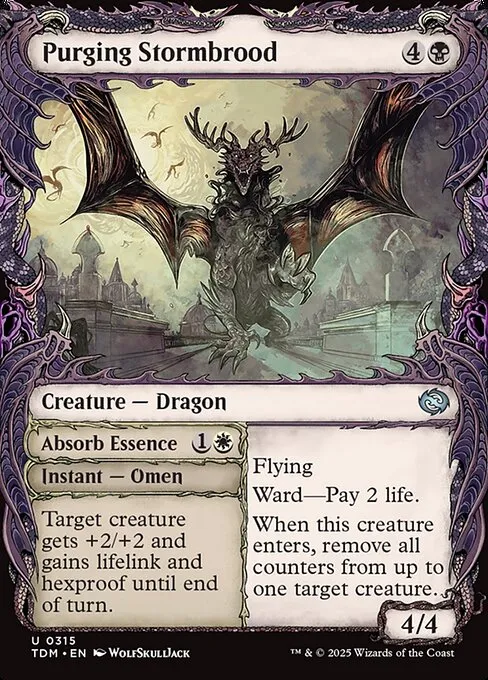 Purging Stormbrood // Absorb Essence - Foil