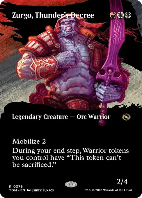 Zurgo, Thunder's Decree - Foil