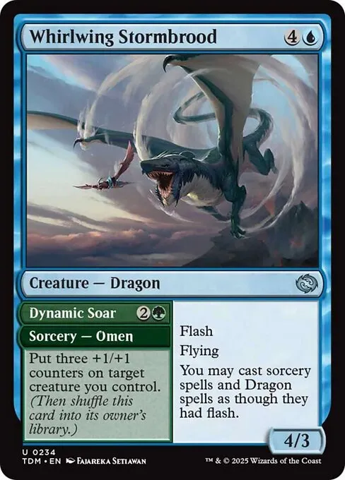 Whirlwing Stormbrood // Dynamic Soar - Foil