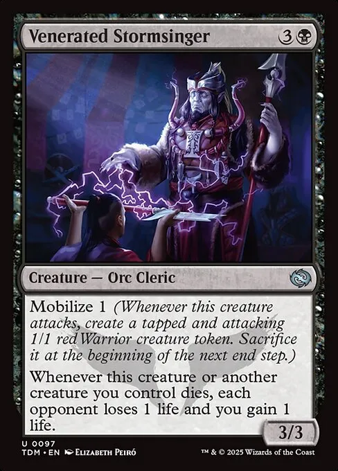Venerated Stormsinger - Foil