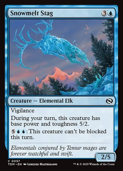 Snowmelt Stag - Foil