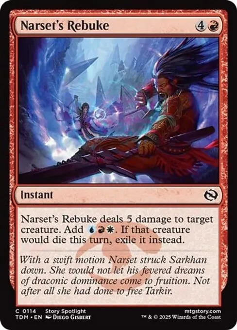 Narset's Rebuke - Foil