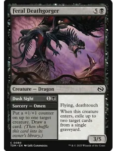 Feral Deathgorger // Dusk Sight - Foil