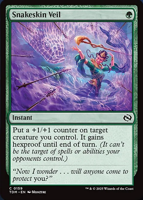 Snakeskin Veil - Foil