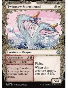 Twinmaw Stormbrood // Charring Bite - Foil