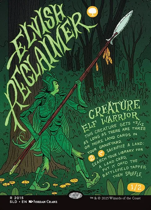 Elvish Reclaimer - Foil