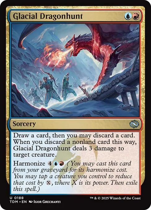 Glacial Dragonhunt - Foil