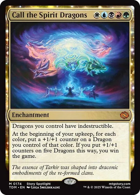 Call the Spirit Dragons - Foil