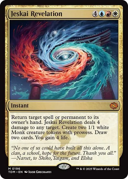 Jeskai Revelation - Foil