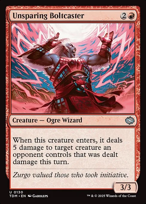 Unsparing Boltcaster - Foil