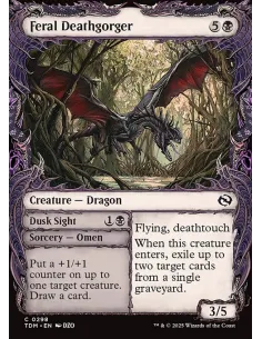 Feral Deathgorger // Dusk Sight - Foil