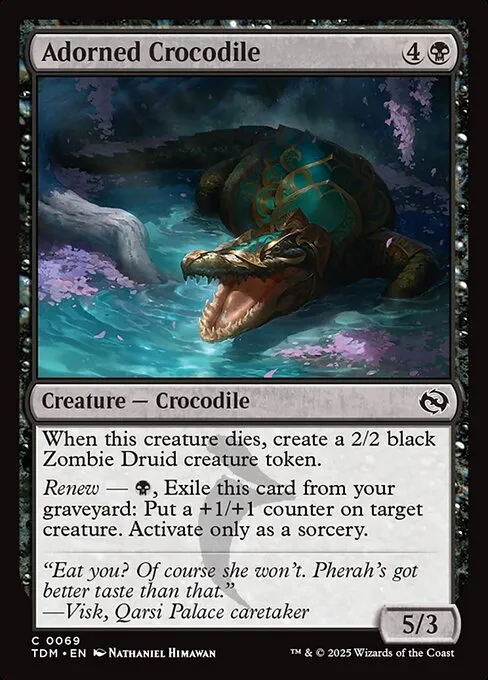 Adorned Crocodile - Foil