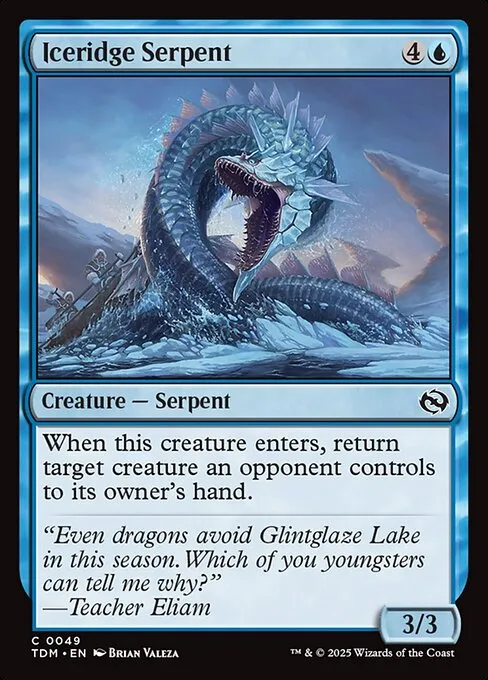 Iceridge Serpent - Foil