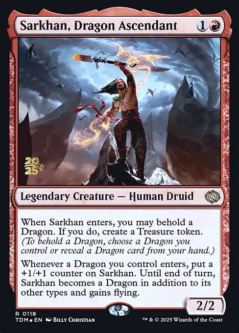 Sarkhan, Dragon Ascendant - Foil