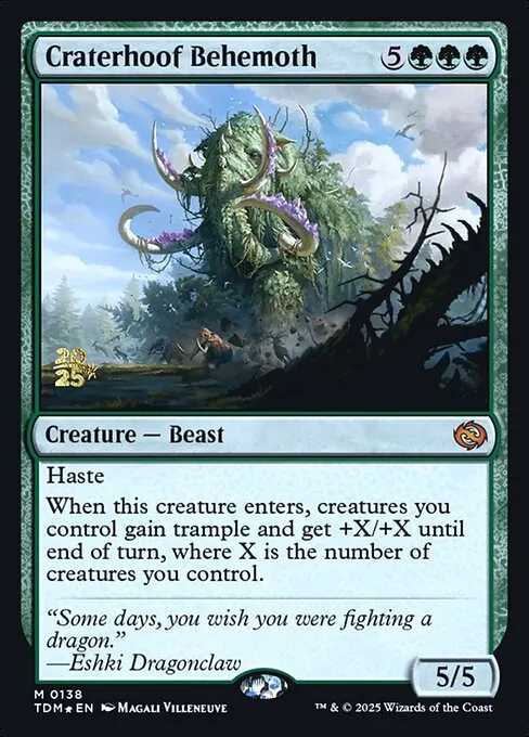 Craterhoof Behemoth - Foil