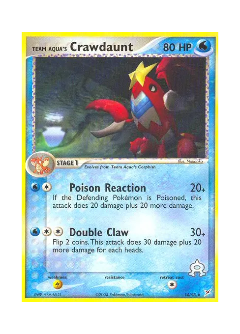 Team Aqua's Crawdaunt