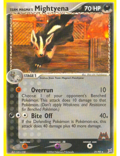 Team Magma's Mightyena