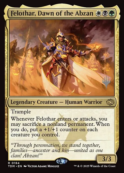 Felothar, Dawn of the Abzan - Foil