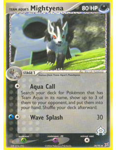 Team Aqua's Mightyena