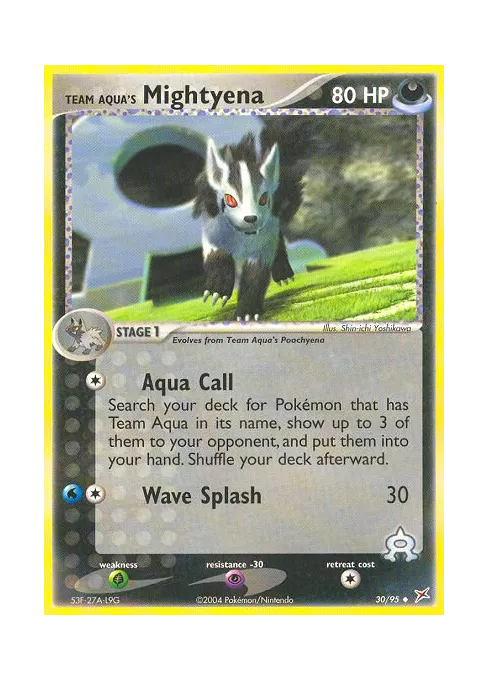 Team Aqua's Mightyena