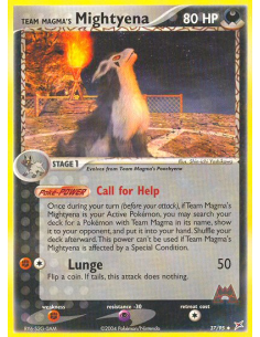 Team Magma's Mightyena