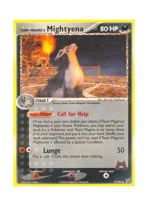 Team Magma's Mightyena