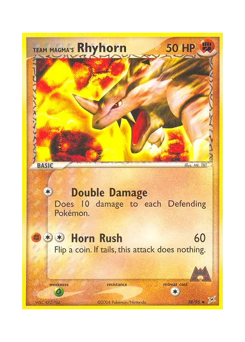 Team Magma's Rhyhorn