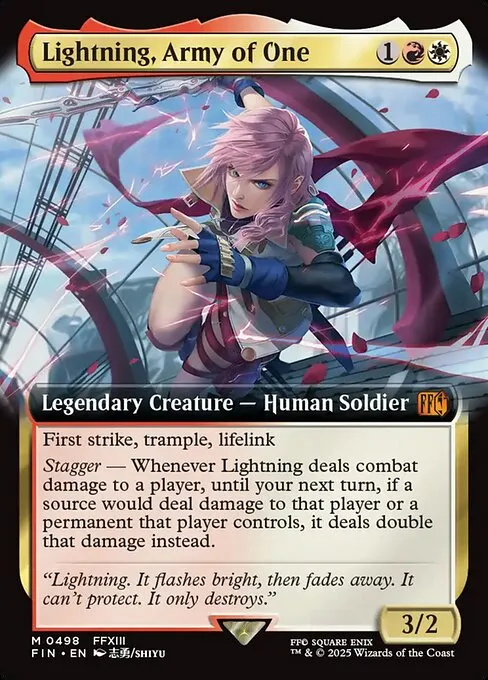 Lightning, Army of One - Foil