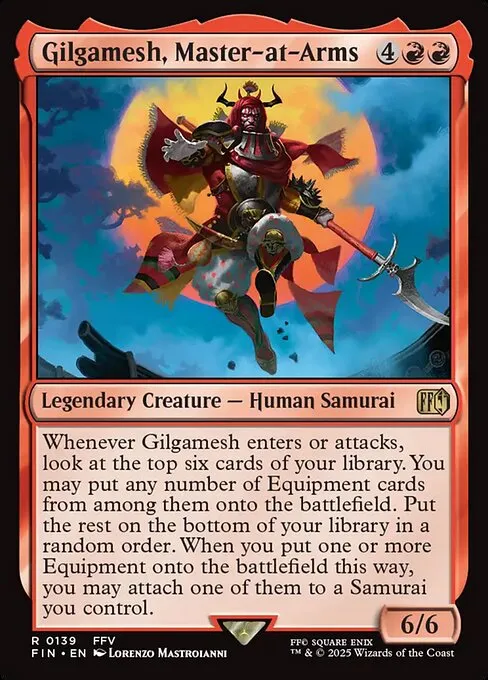 Gilgamesh, Master-at-Arms - Foil