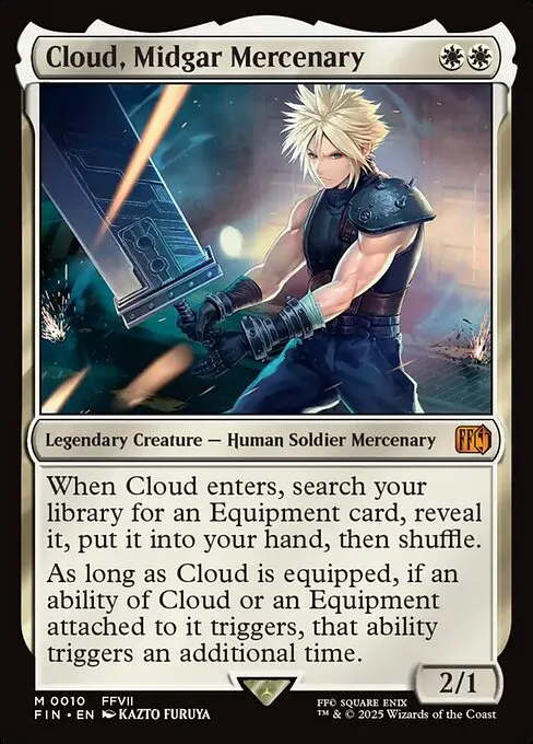Cloud, Midgar Mercenary - Foil