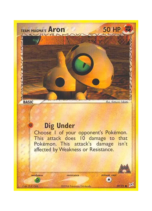 Team Magma's Aron