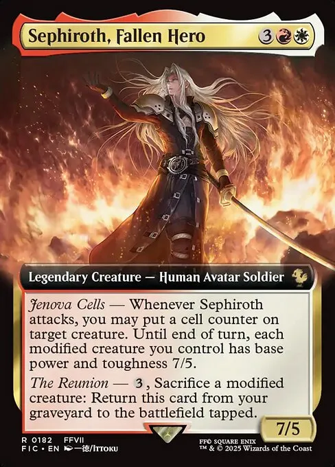 Sephiroth, Fallen Hero - Foil