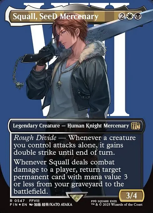 Squall, SeeD Mercenary - Foil