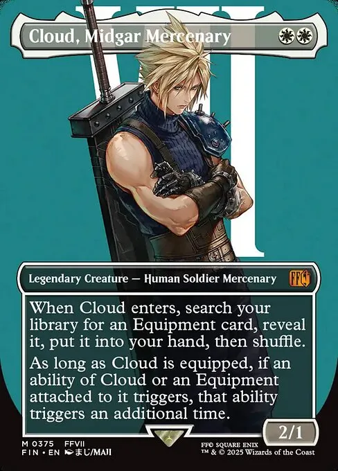 Cloud, Midgar Mercenary - Foil