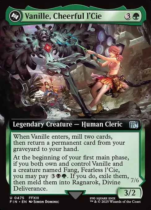 Vanille, Cheerful l'Cie - Foil