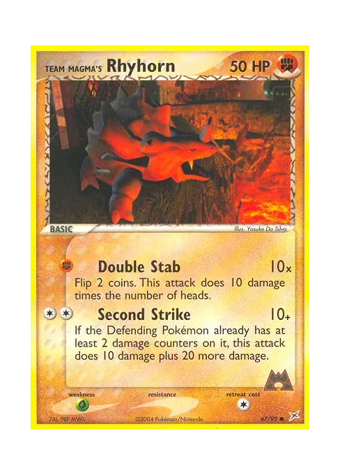 Team Magma's Rhyhorn