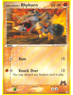 Team Magma's Rhyhorn