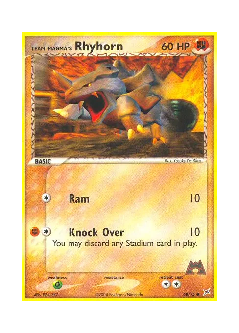 Team Magma's Rhyhorn