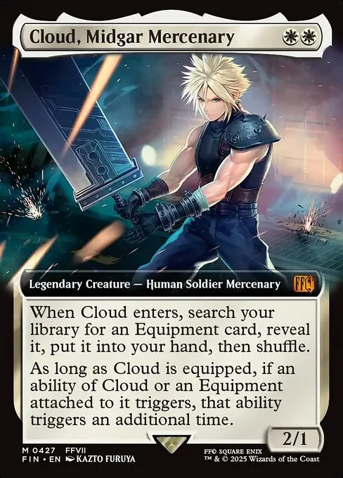 Cloud, Midgar Mercenary - Foil