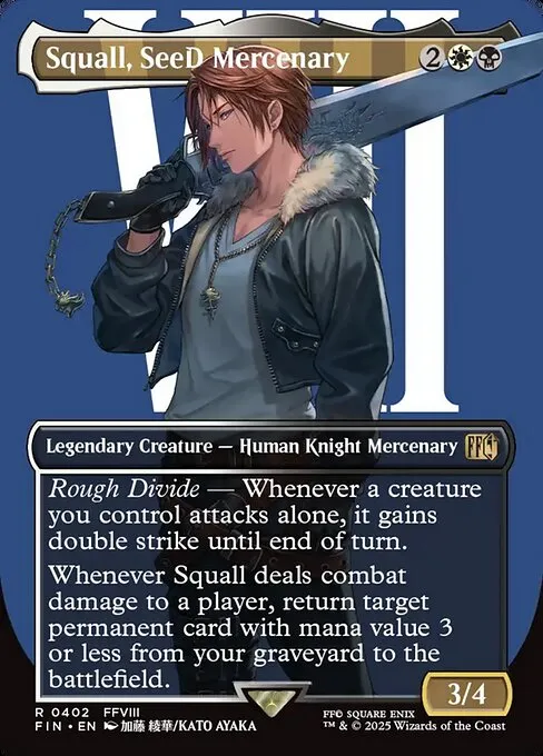 Squall, SeeD Mercenary - Foil