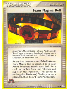 Team Magma Belt
