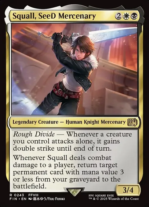 Squall, SeeD Mercenary - Foil