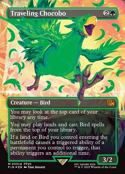 Traveling Chocobo - Foil