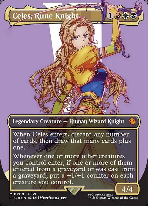 Celes, Rune Knight - Foil