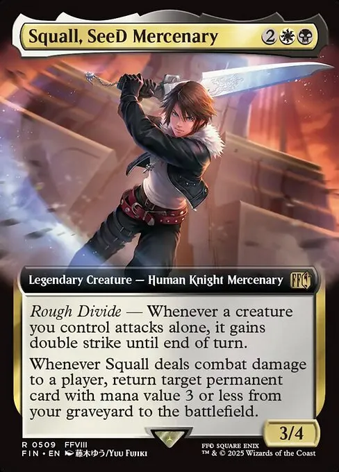 Squall, SeeD Mercenary - Foil