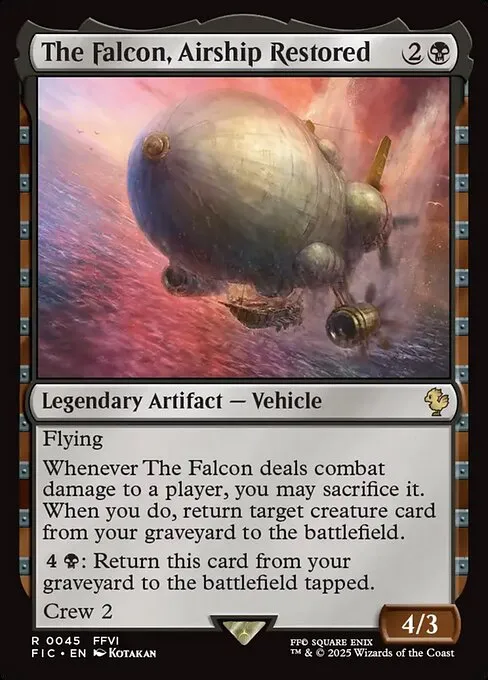 The Falcon, Airship Restored - Foil